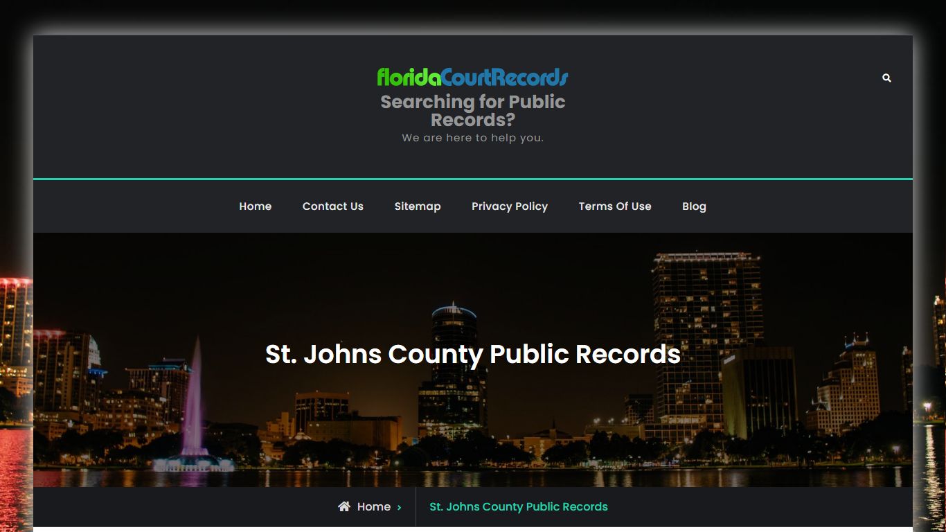 St. Johns County Public Records